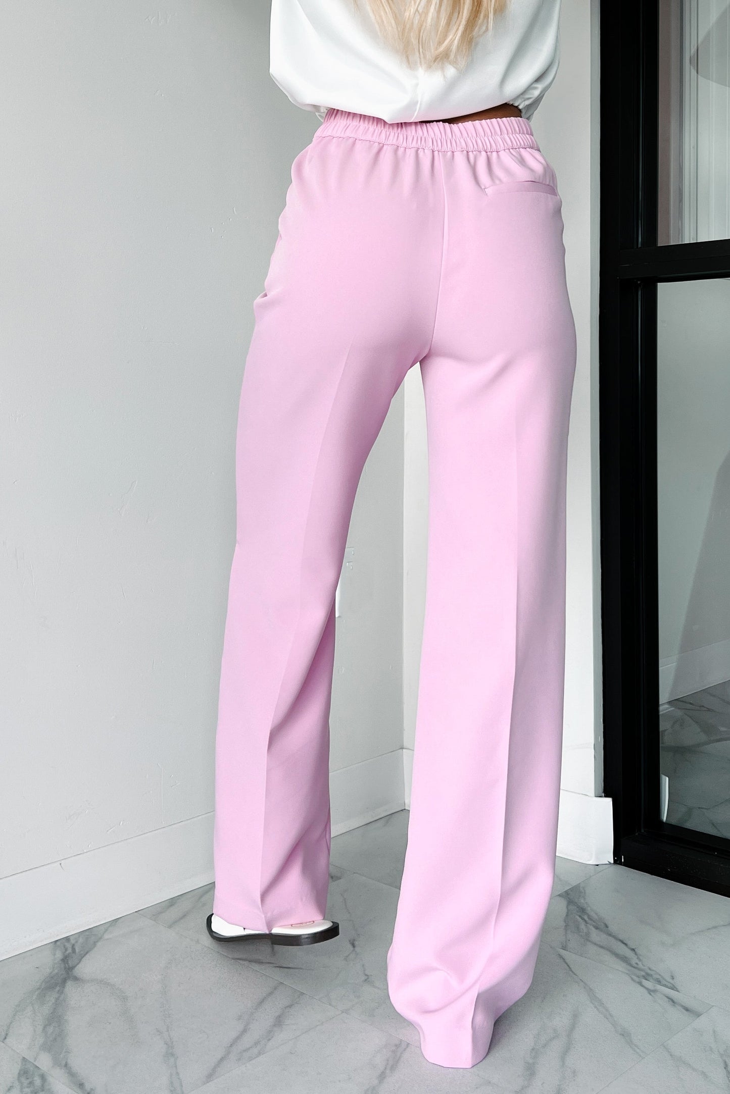 Pressure's On Straight Leg Dress Pants (Pink)